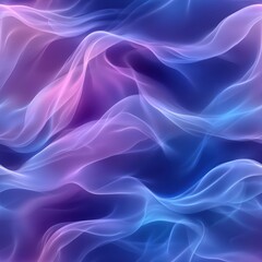 Fototapeta premium Seamless fantasy purple and blue waves textures pattern