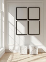 Fototapeta premium Gallery Wall Mockup.