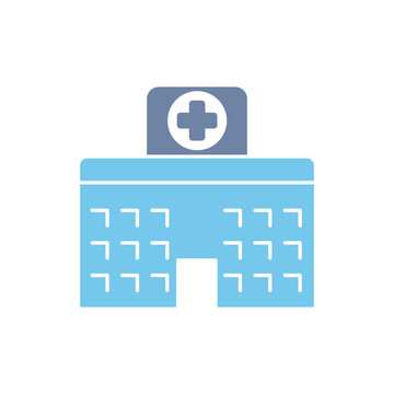 recommend clip art: hospital concept line icon. Simple element illustration. hospital concept outline symbol design.