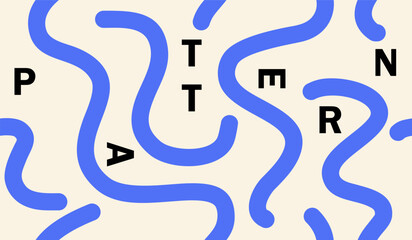 Abstract background with hand drawn pattern design