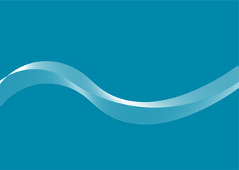 Abstract blue wave design for wallpaper background