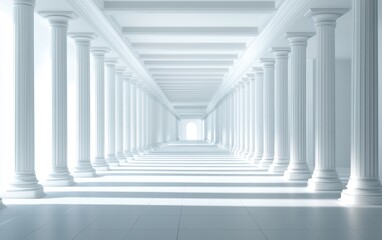 Obraz premium Columns Corridor.