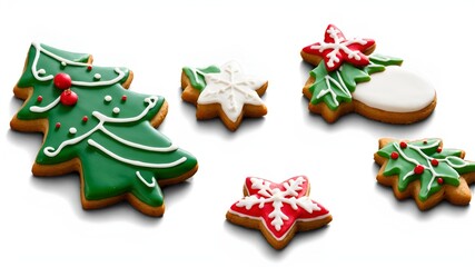 christmas gingerbread cookies and decorations