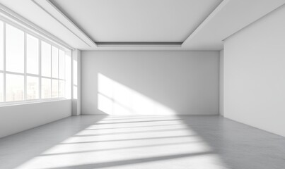 Fototapeta premium Empty White Room.