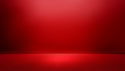 Obraz premium Red empty room studio gradient used for background and display your product 