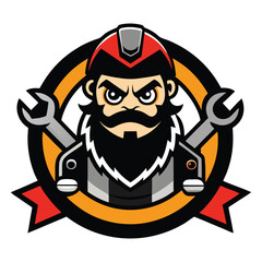 Mascot logo illustrator vector art