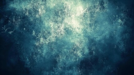Obraz premium This captivating background showcases a rich blue gradient transitioning to pale cyan, enhanced by grunge textures, creating a stunning backdrop for any creative project.