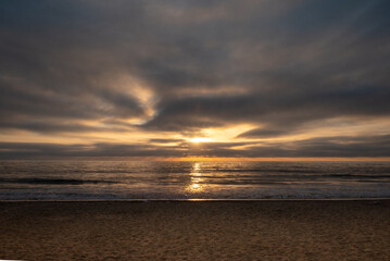 Atardecer en la playa