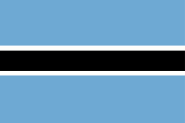 flag of botswana