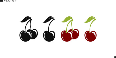 Cherry silhouette