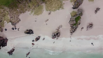 Stunning Drone Footage of the Impressive Beaches along the 500 Miles Route in Scotland: Breathtaking Views of Sandy Shores and Rugged Coastlines – Perfect for Travel Enthusiasts and Beach Lovers! 