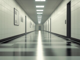 Fototapeta premium Empty Corridor.