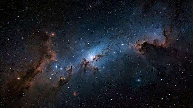 high-quality image of a background featuring black holes and stars