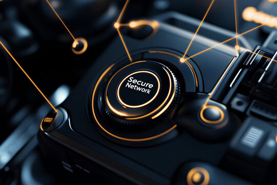 Close up Image of a Secure Network Device