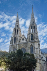 Paris, the Sainte-Clotilde basilica, in the 7e arrondissement

