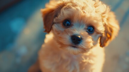Cute Puppy Portrait.