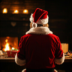 Worker in Santa's workshop 