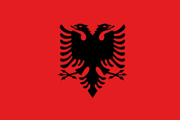 Obraz premium flag of albania