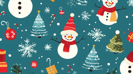 Festive snowmen