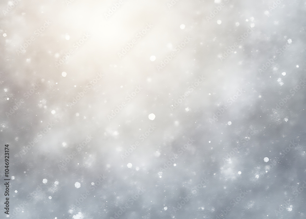 Aufkleber a silver glitter background features an abstract design in shimmering metallic tones.