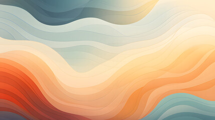 colorful abstract wave illustration