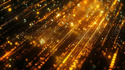 Naklejka premium Shining DNA strands embedded in a grid of digital genetic codes, visualizing the complexities of genome science.