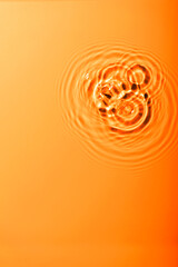 rippled water gold color