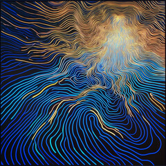 Digital wave intricate pattern neural