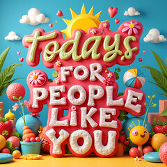 Fototapeta premium I Care About You Day