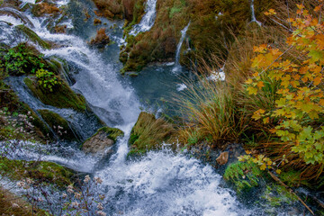 Waterfall in the mountains