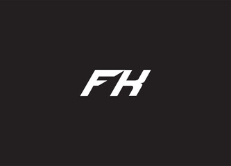 FK letter logo and initial logo design