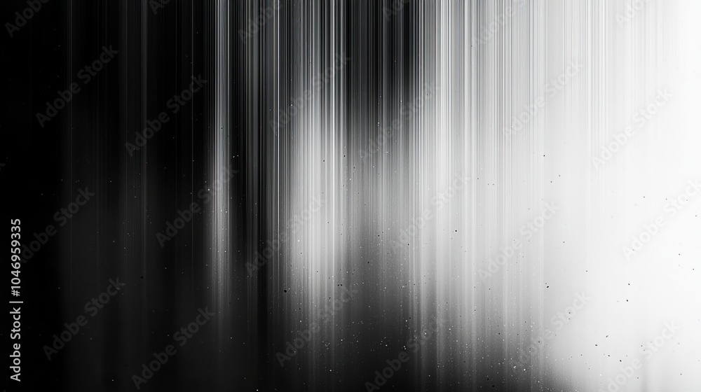 Poster an abstract black and white blurry gradient background. mesh, noise, wave, bokeh, retro feel.