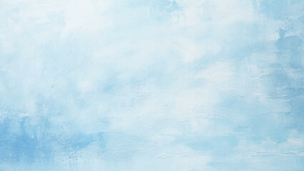 Blue painted wall with hole Concrete abstract wide wall - ideal for kitchen decoration or background