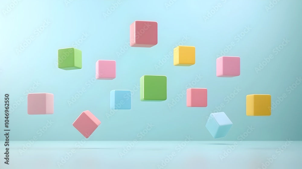 Poster vibrant gradient poster design featuring a minimalist layout with colorful geometric prisms this eye