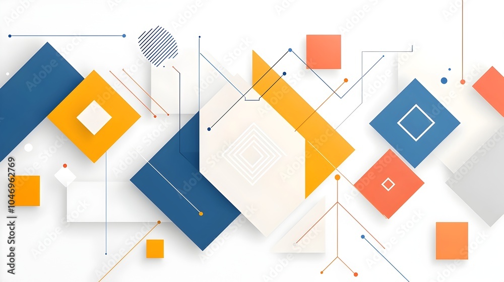 Aufkleber Captivating Geometric Prism Gradient Background in Minimalist Layout Perfect for Social Media Banners Advertising Covers and Visually Striking Digital Designs