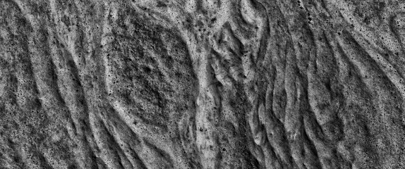 FOAM - The wrinkled surface of foaming sea water