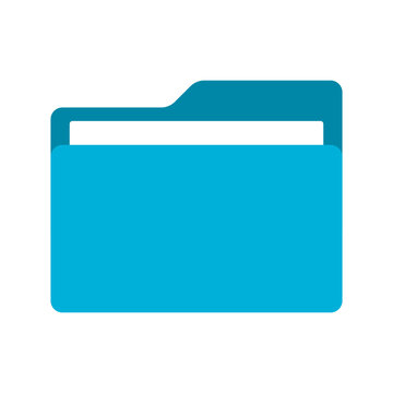 Folder icon. Document symbol. File icon. Computer folder.
