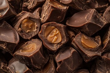 Buckeye Candies: Authentic Homemade Chocolate Fudge Candy Close-up