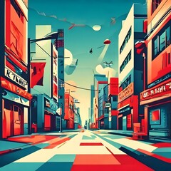 USA election concept abstract design