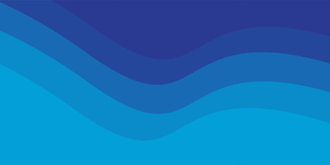 Blue wave background. Vector illustration
