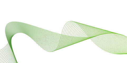 Modern abstract green wave liquid lines background ,Abstract green wavy lines. Colorful vector background,Flowing wave elements. Suit for cover, poster, website, brochure, bann