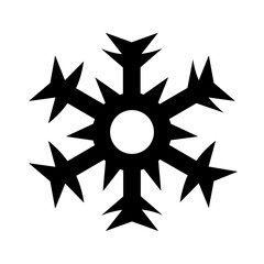 Sharp Snowflake Line Icon