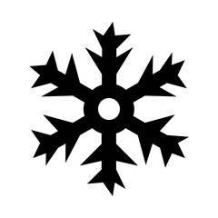 Sharp Snowflake Line Icon