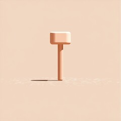 Minimalist Hammer on Sand