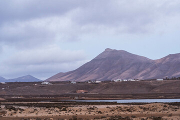 Lanzarote, las Salinas de Janubio. (Canarias)
