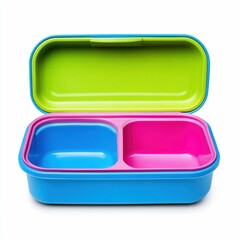Colorful Lunch Boxes with Compartments
