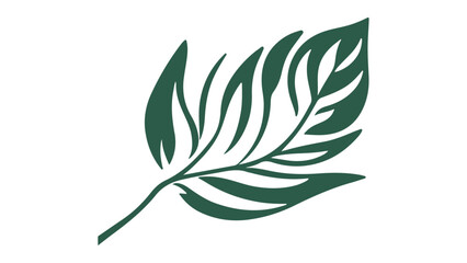 illustration of a leaf sign