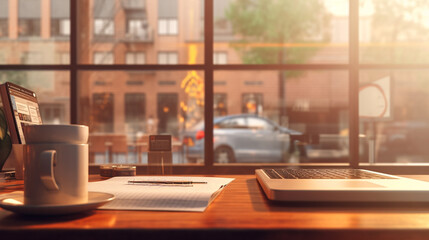 Digital marketing, Data analysis for performance and create insight report, Goal of digital marketing strategy and service through digital channel of  Close-Up of Modern Remote Work Setup at HomeClose