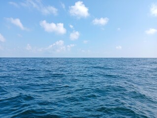 blue sky and sea