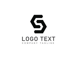 Trendy monogram logo